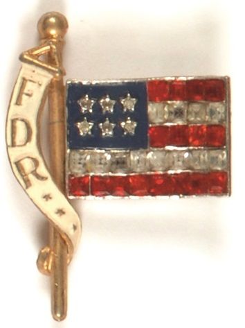 FDR Rhinestone Flag