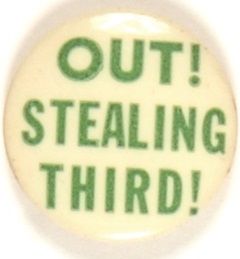 Out! Stealing Third!