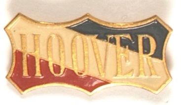 Hoover Enamel Pinback