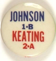Johnson, Keating Split Ticket