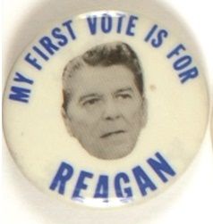 First Vote for Reagan