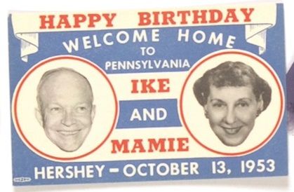 Ike-Mamie Welcome Home Card