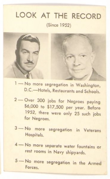 Ike-Adam Clayton Powell Card