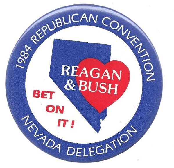 Reagan Nevada Convention Pin