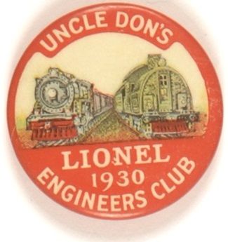 Uncle Don’s Lionel Engineers Club