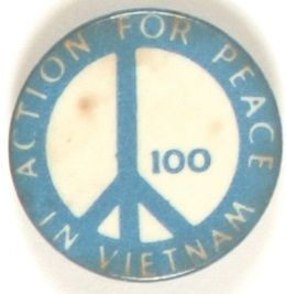 Vietnam Early Anti War Pin