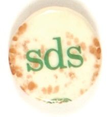SDS Vietnam War Era Pin