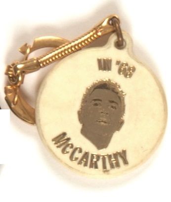 McCarthy White Keychain
