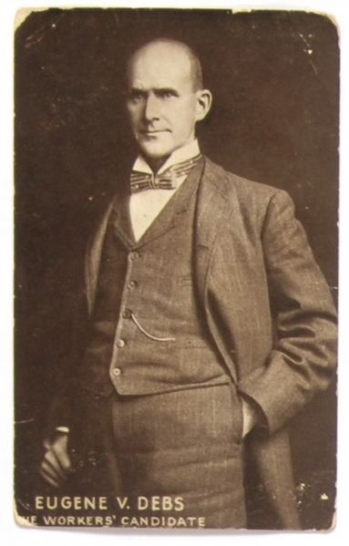 Eugene Debs Scarce Postcard