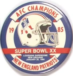 Patriots Super Bowl XX