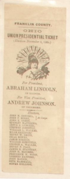 Lincoln Franklin Co., Ohio, Ballot