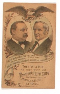 Cleveland-Hendricks Trade Card