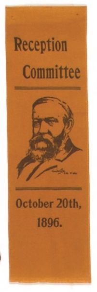 Harrison 1896 Reception Ribbon