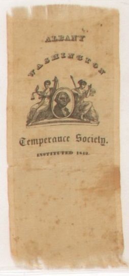 Washington Society Temperance Ribbon