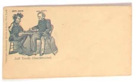 Jefferson Davis, Civil War Cover
