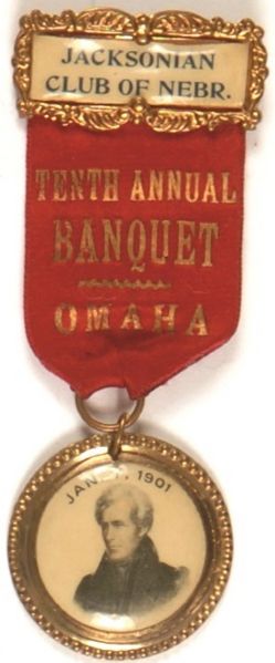 Jefferson, Omaha, Nebraska 1901 Badge