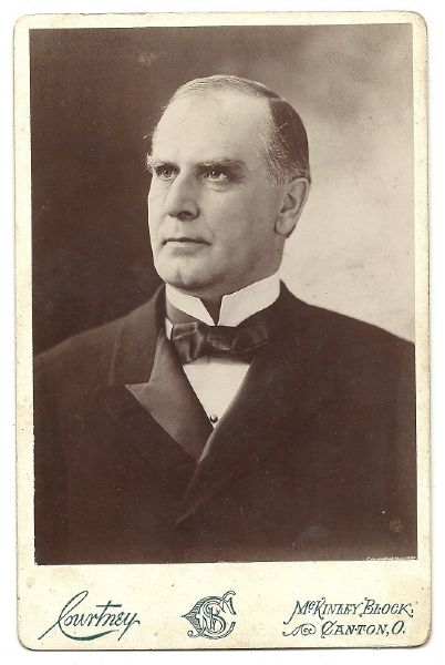 McKinley Canton, Ohio Cabinet Card