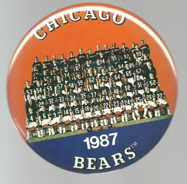Chicago Bears 6 Inch Celluloid