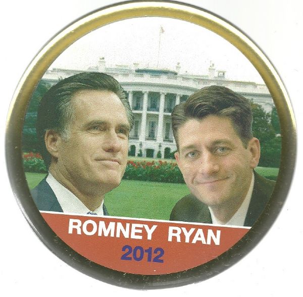 Romney-Ryan 6 Inch Celluloid