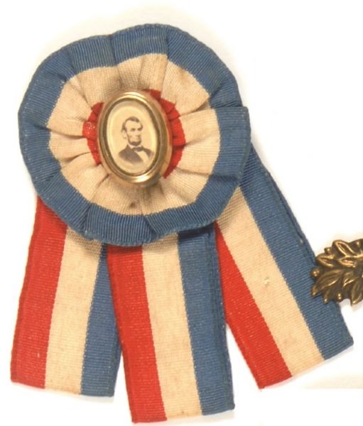 Rare Abraham Lincoln Pin and Rosette