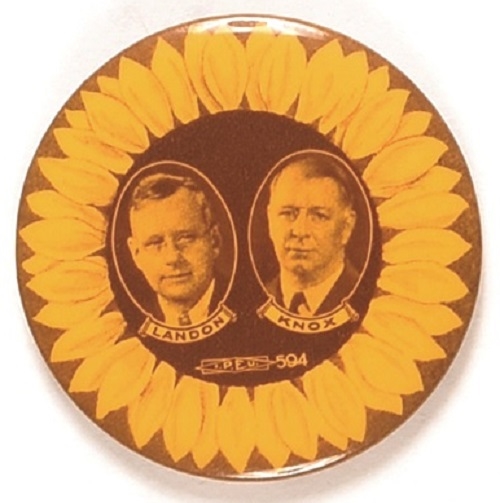 Exceptionally Rare Landon-Knox Sunflower Jugate