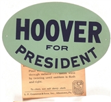 Hoover for President Radiator Cover