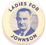 Ladies for Johnson Large Blue Celluloid