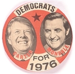 Carter, Mondale Democrats for 1976 Jugate