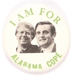 Carter, Mondale I Am for Alabama COPE