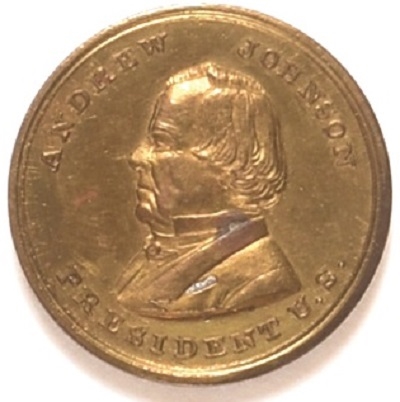 Andrew Johnson Brass Token
