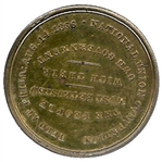 Andrew Johnson Brass Token