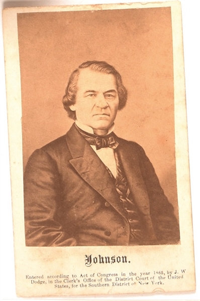 Andrew Johnson CDV