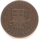 Anti Van Buren Hard Times Token