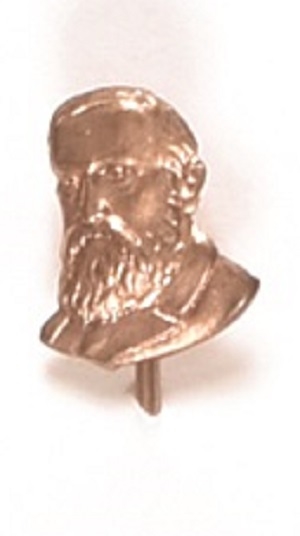 Benjamin Harrison Brass Stickpin