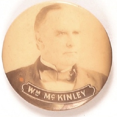 McKinley Sepia Celluloid