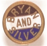 Bryan and Silver Enamel Stud