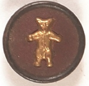 Roosevelt Teddy Bear Clothing Button