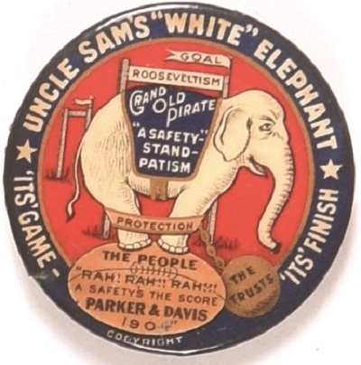Parker Anti TR White Elephant Pin