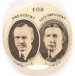 Coolidge, Dawes Celluloid Jugate