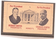 Hoover, Curtis Rare Jugate Stamp