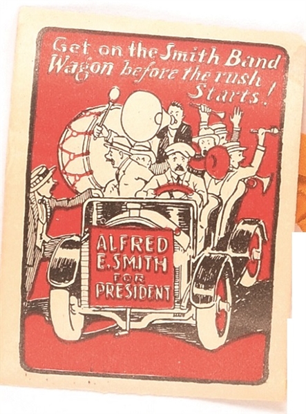 Al Smith Bandwagon Stamp