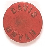 Davis, Bryan Rare Red Embossed Pin