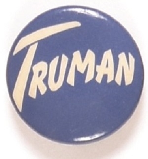 Truman Scarce Celluloid, Unusual Lettering