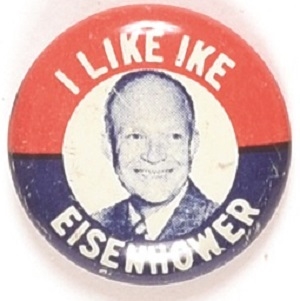 I Like Ike Litho Picture Pin