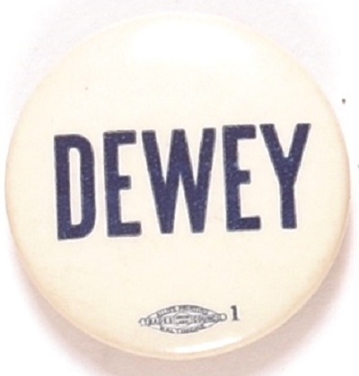 Dewey Blue, White Celluloid