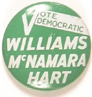 Stevenson, McNamara, Hart Michigan Coattail