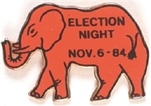 Reagan 1984 Election Night Red Elephant