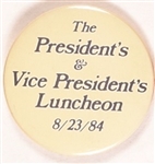 Reagan, Bush 1984 Luncheon Lighter Version