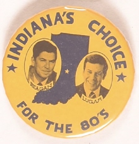 Reagan, Lugar Indianas Choice