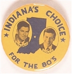 Reagan, Lugar Indianas Choice